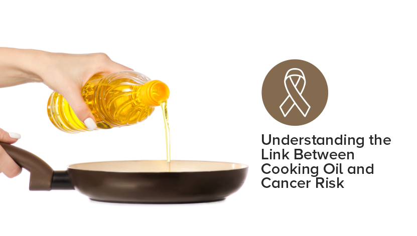 Variety of cooking oils including olive oil, avocado oil, and seed oils, illustrating healthier alternatives to reduce cancer risk.